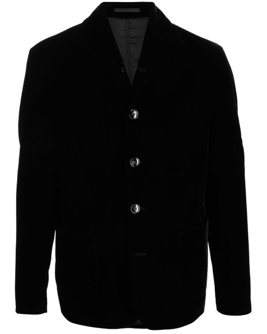 Giorgio Armani single-breasted velvet blazer