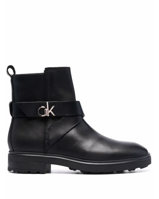 Calvin Klein Cleat riding boots