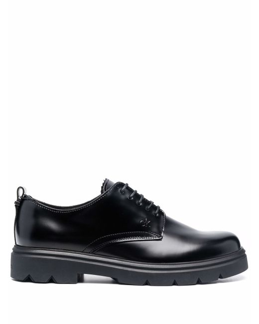 Calvin Klein lace-up leather oxford shoes