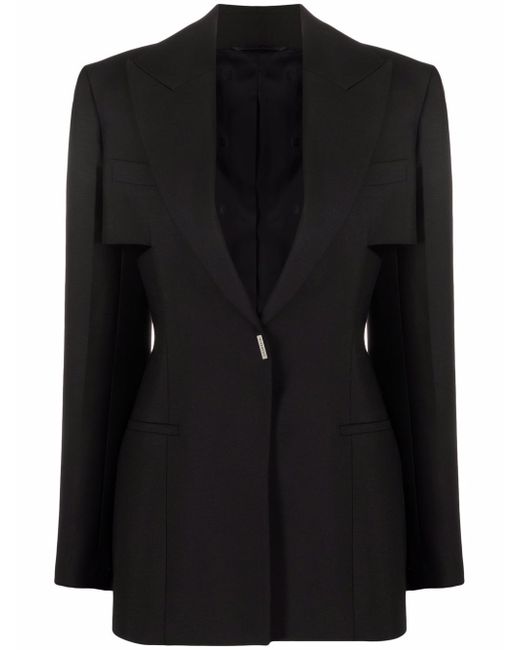 Givenchy cut-out detail fitted blazer