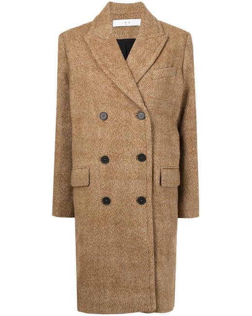 Iro virgin wool double-breasted coat