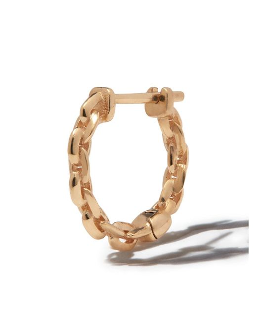 Lizzie Mandler Fine Jewelry 18kt Mini Chain single huggie earring