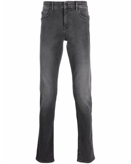 Boss low-rise straight-leg jeans