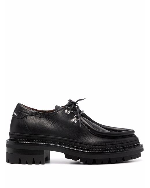 Dsquared2 round-toe leather lace-up shoes