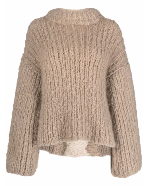 Tuinch chunky high neck jumper