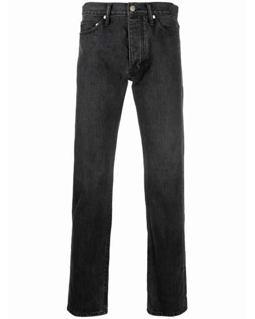 Rhude dark-wash straight-leg jeans