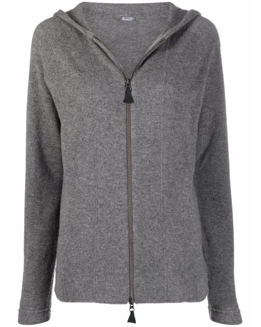 Kristensen Du Nord cashmere zip-up hoodie