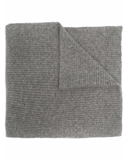 Cenere Gb ribbed-knit cashmere scarf
