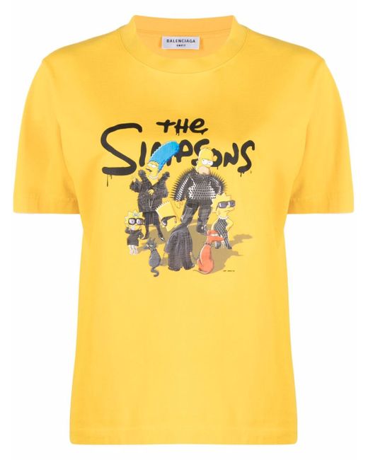 Balenciaga The Simpsons-print T-shirt