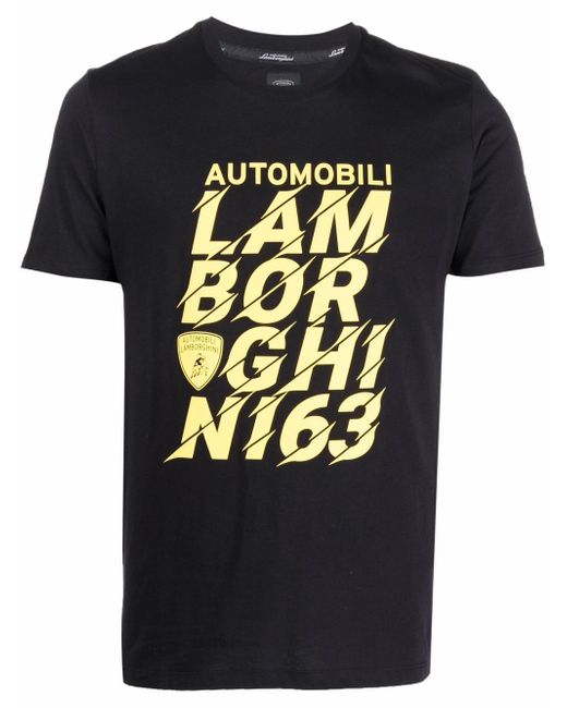 Automobili Lamborghini logo-print crew neck T-shirt