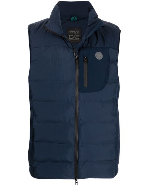 North Sails quilted gilet jacket