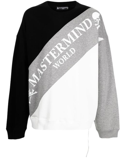 Mastermind World logo-print cotton sweatshirt