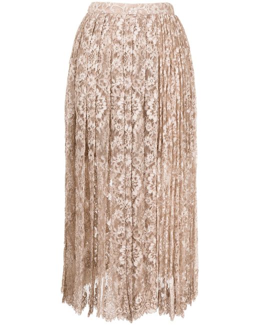 Ermanno Scervino -lace pleated skirts