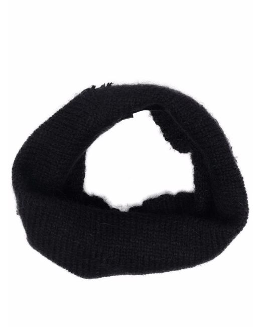 Raf Simons knitted snood-scarf