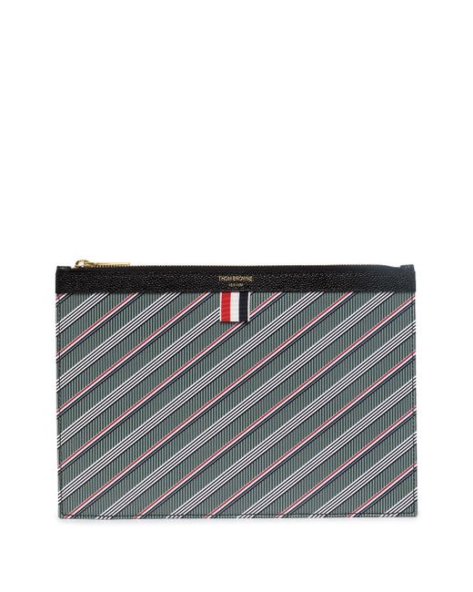 Thom Browne striped clutch bag