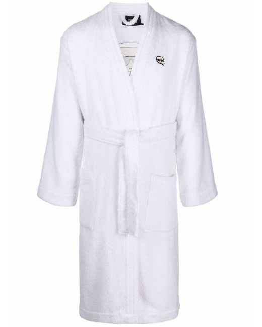 Karl Lagerfeld iconic cotton bathrobe