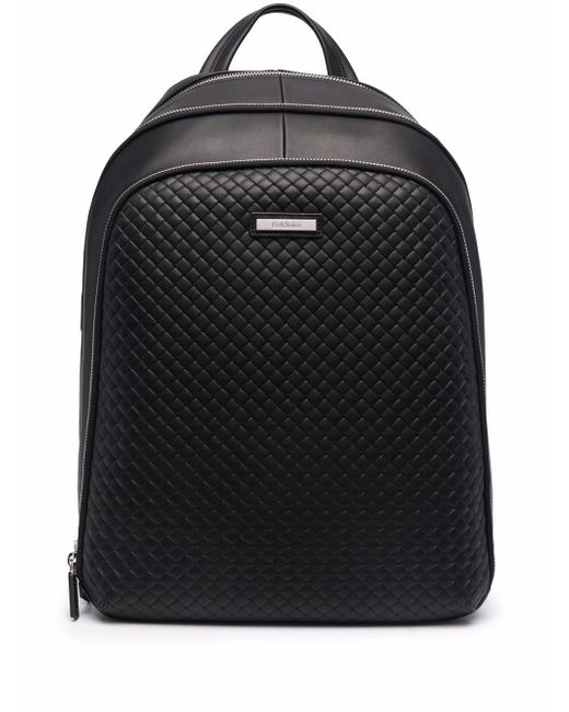 Baldinini logo zipped backpack