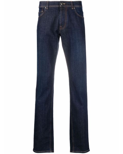 Corneliani mid-rise straight-leg jeans