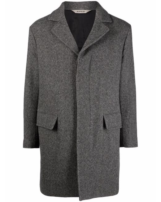Aspesi concealed cotton coat