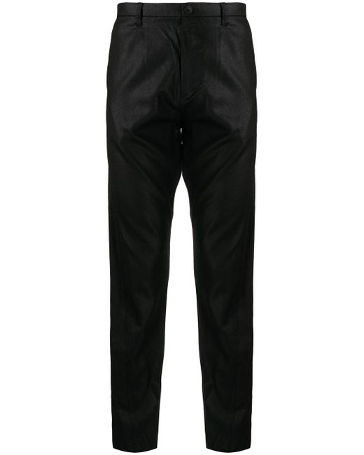 Julius high-waisted slim-fit trousers