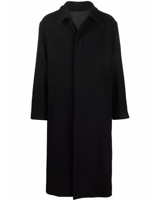 Lemaire storm-flap straight single-breasted coat