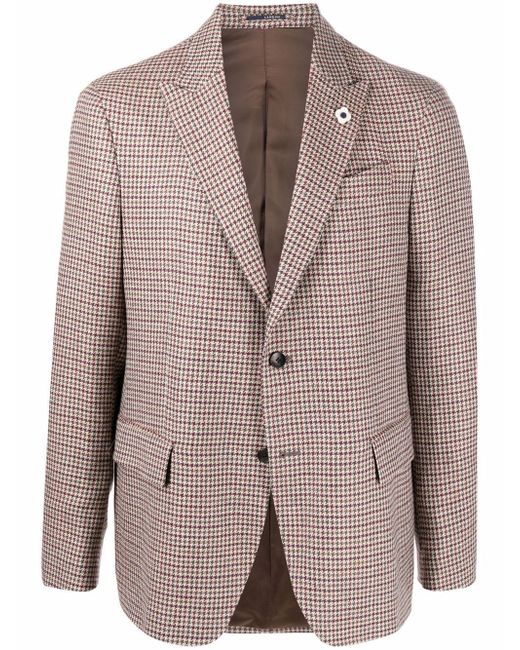 Lardini single-breasted tailored blazer