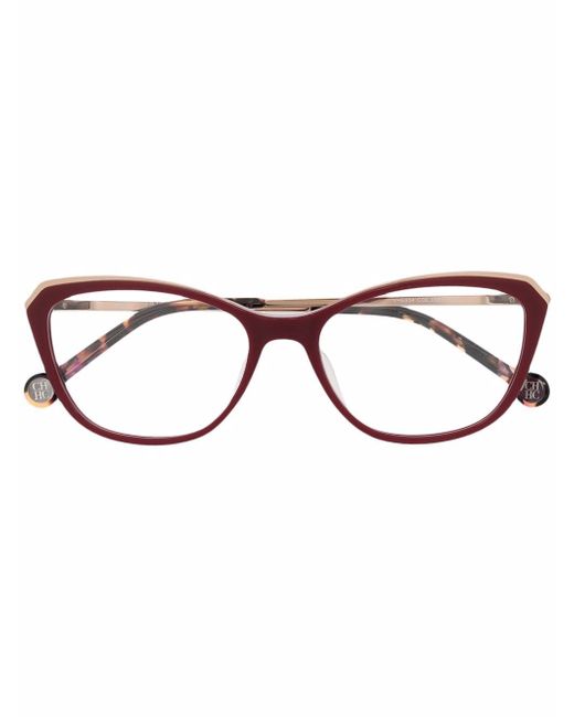 Carolina Herrera cat eye frame glasses