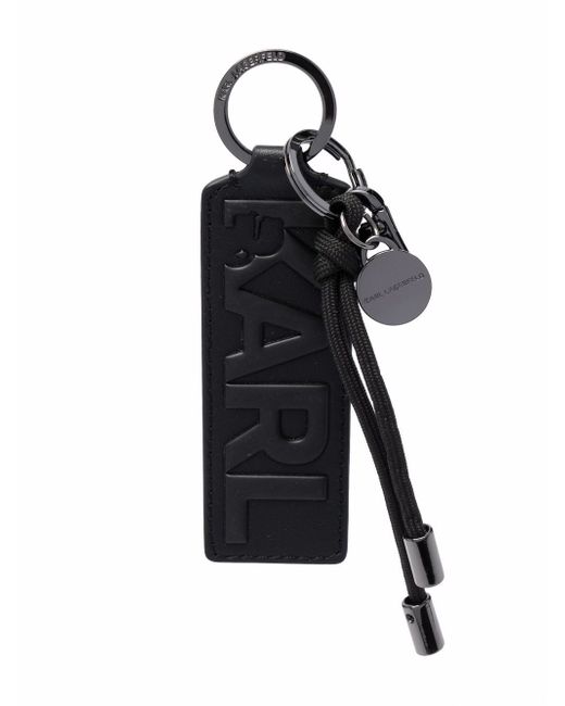 Karl Lagerfeld K/Karl leather keychain