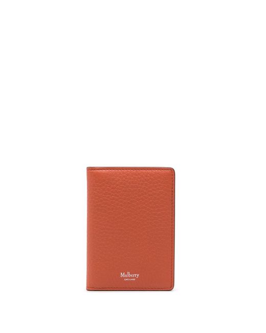 Mulberry heavy grain leather card wallet