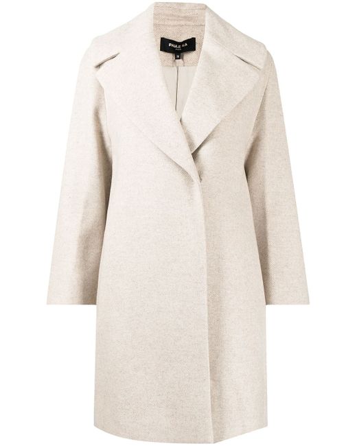 Paule Ka single-breasted mid-length coat