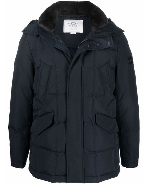 Woolrich hooded padded down coat