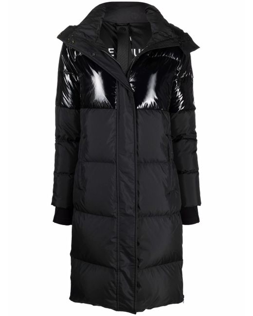 Moose Knuckles panelled mid-length puffer coat
