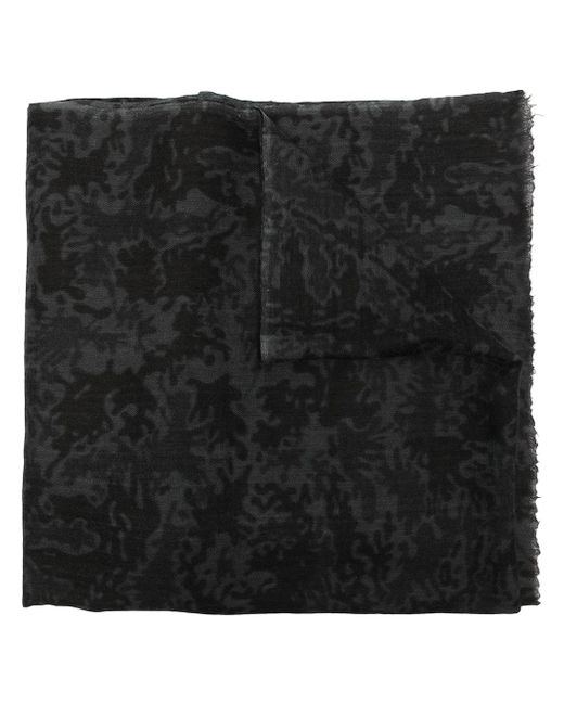 Maharishi jungle-print wool scarf