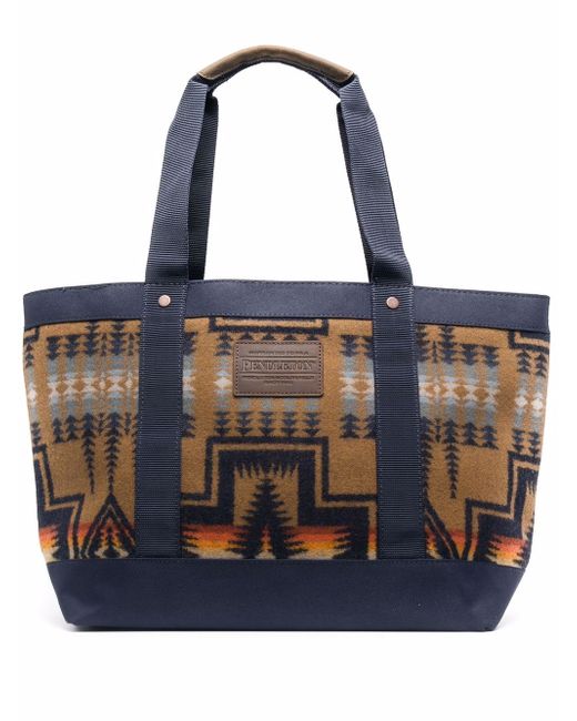 Pendleton patterned tote bag