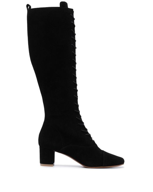 by FAR lace-up knee-length boots
