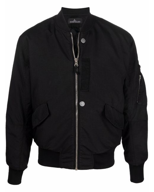 Stone Island Shadow Project quilted-lining bomber jacket
