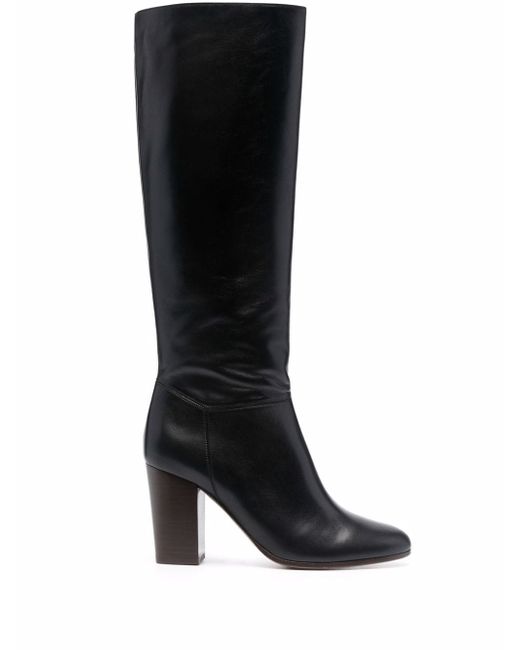 Maje knee-high leather boots