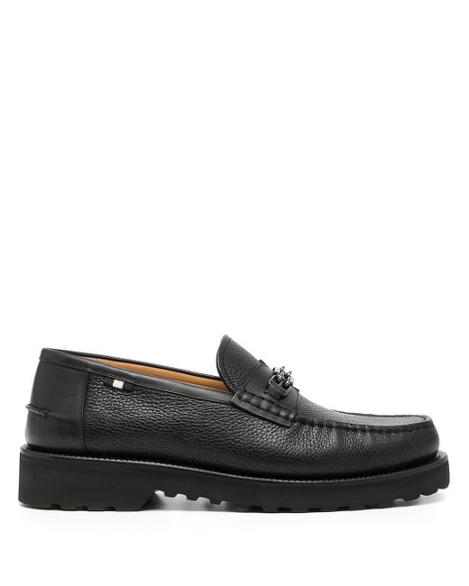 Bally chain-link detail loafers