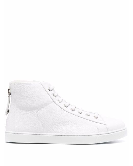 Gianvito Rossi leather high-top sneakers