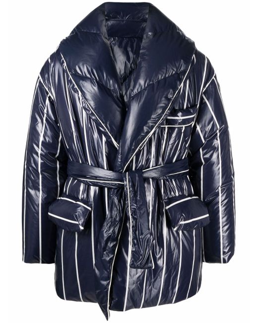 Peuterey striped padded coat