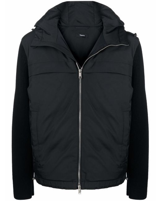Theory hooded padded down jacket