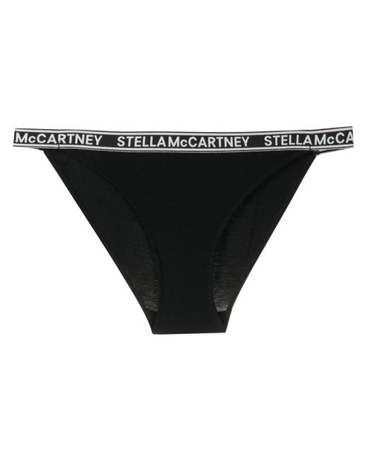 Stella McCartney jacquard logo bikini bottoms