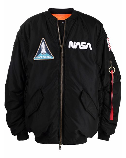 Balenciaga multi-patch NASA bomber jacket