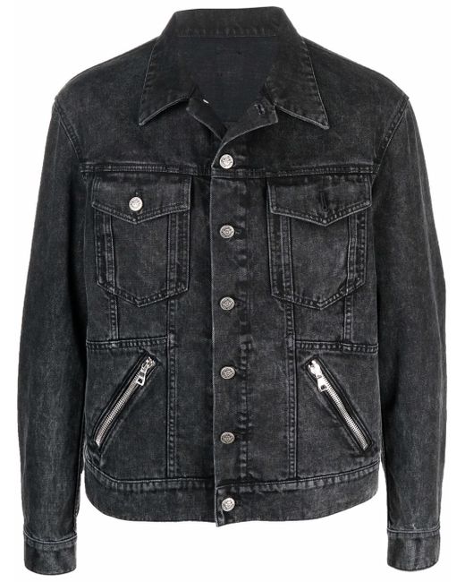 Balmain zip-detail denim jacket