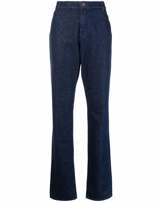 Raf Simons high-rise straight-leg jeans