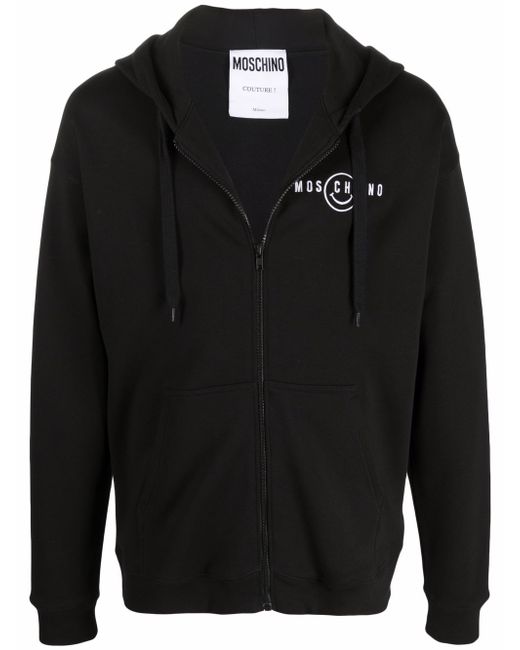 Moschino logo-print hoodie