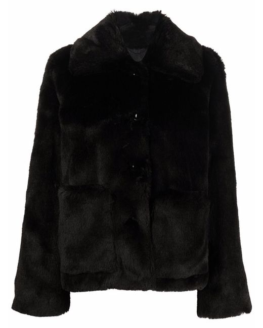Michael Michael Kors faux-fur collared jacket