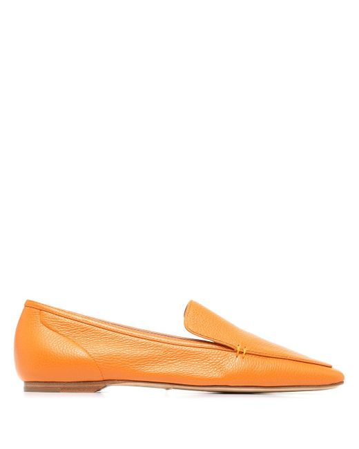 Rupert Sanderson square-toe leather loafers