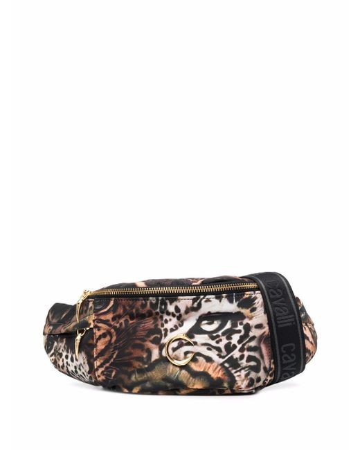 Roberto Cavalli leopard-print belt bag