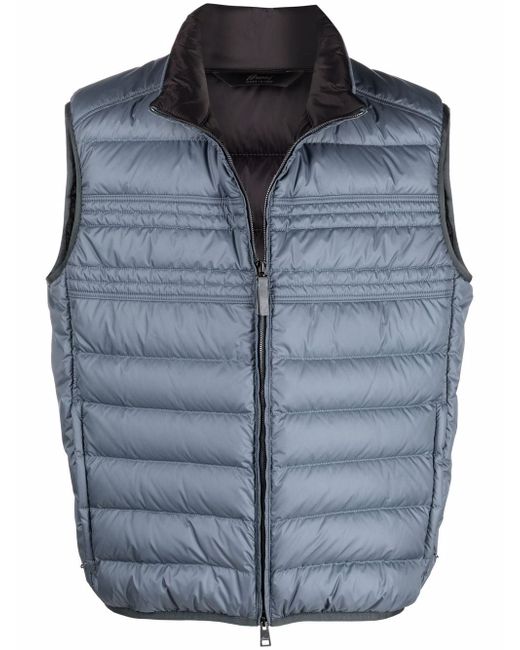 Brioni padded zip-up gilet